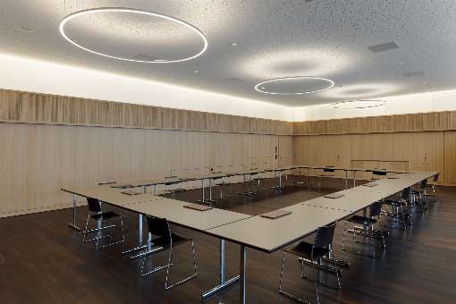 Photo 4: This meeting room shines in new splendor. Photo: IFN/Atlas Holz